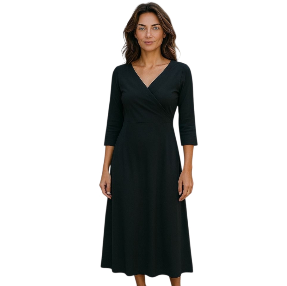 Jones and Co medium black midi dress Perfect Condition